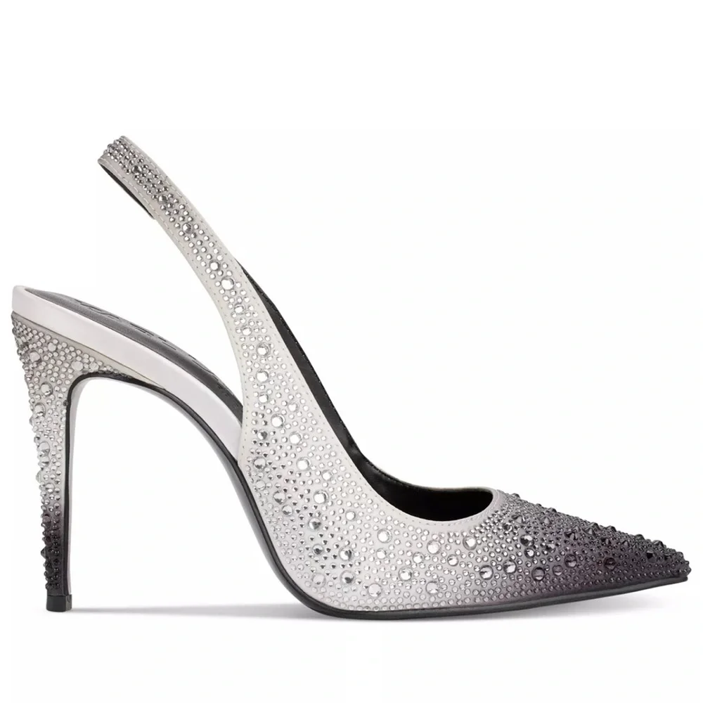 Karl Lagerfeld Paris brand new Pointed-Toe Slingback Pumps 6.5 - Picture 4 of 7